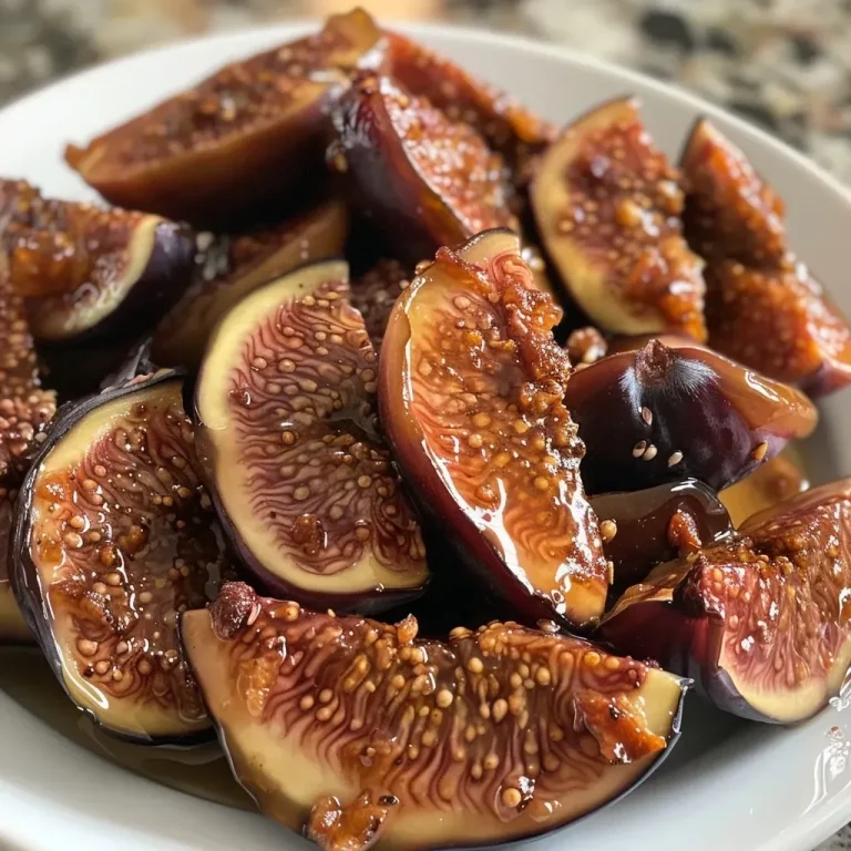 ['Juicy roasted figs arranged on a plate, glistening with honey and cinnamon.', 'Close-up of caramelized figs, showcasing their texture and rich color.', 'Fresh figs topped with a drizzle of honey, ready to be enjoyed.', 'Side view of Air Fryer roasted figs, highlighting their glossy appearance and spices.']