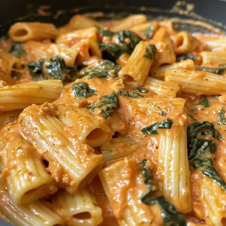 ['Creamy spinach pasta dish with a rich sauce and melted cheese.', 'Close-up of creamy spinach pasta garnished with garlic and cheese.', 'Juicy spinach pasta topped with mozzarella and spinach in a bowl.', 'Side view of creamy pasta with garlic, spinach, and a rich tomato sauce.']