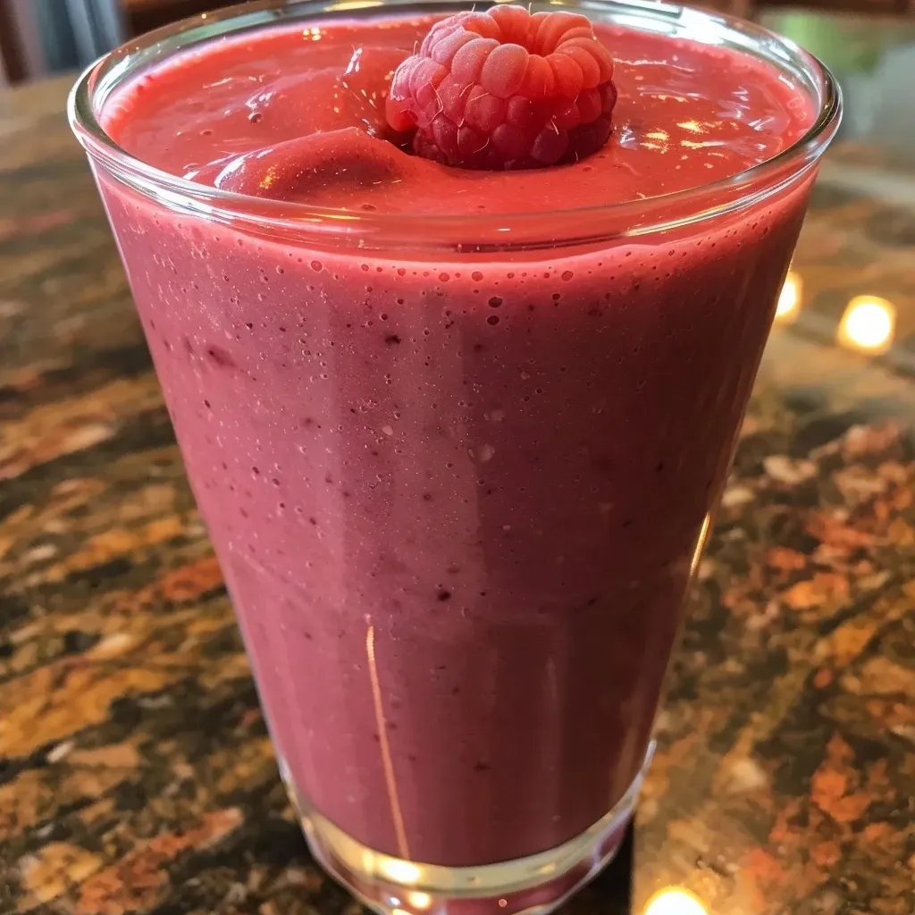 ['Close-up side view of a refreshing low-calorie smoothie in a clear glass.', 'Vibrant low-calorie smoothie with fresh fruit garnish, viewed from the side.', 'Juicy low-calorie smoothie displayed in a tall glass, captured from a side angle.', 'Side profile of a colorful low-calorie smoothie, showcasing its creamy texture.']