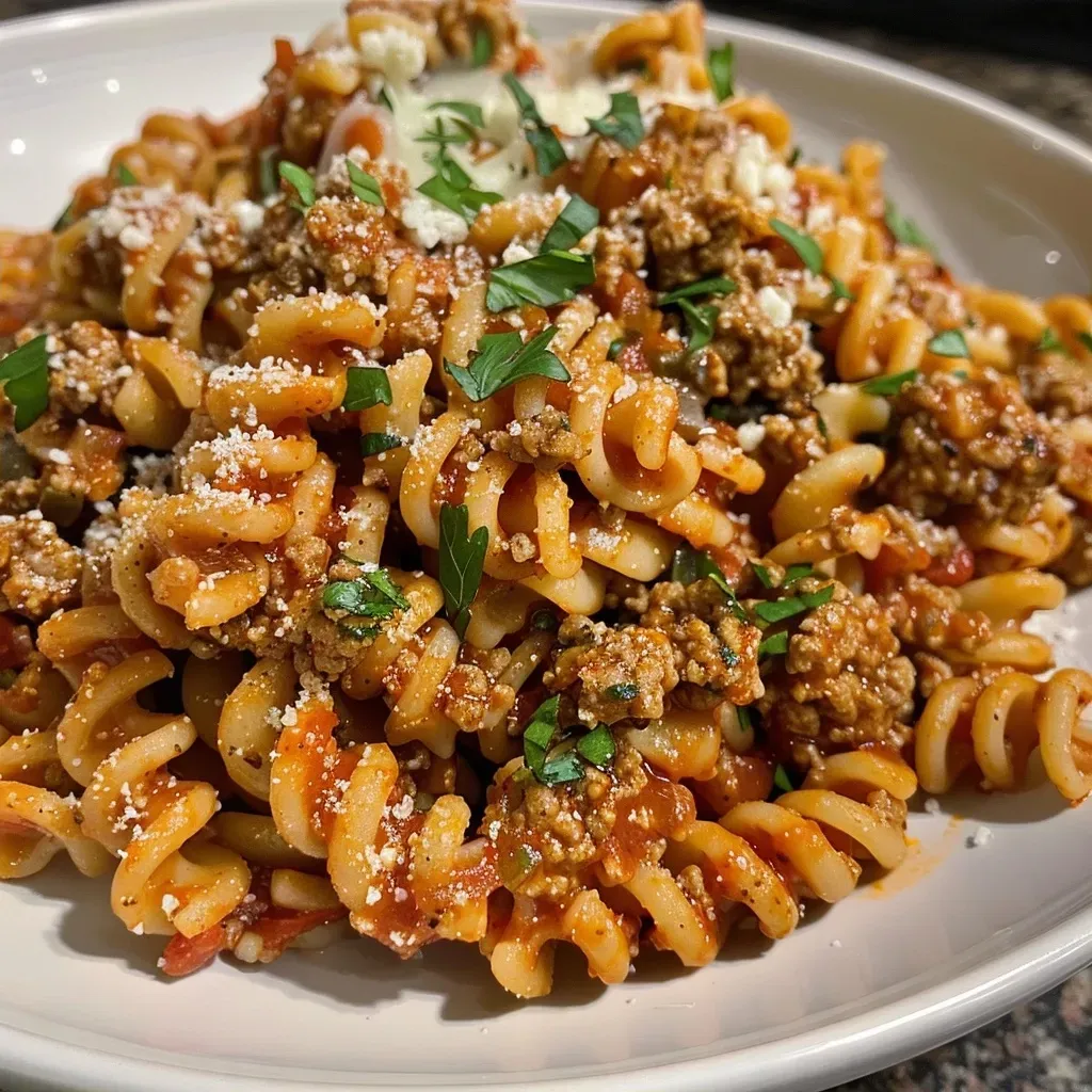 Juicy high protein pasta in a creamy sauce, featuring spinach.