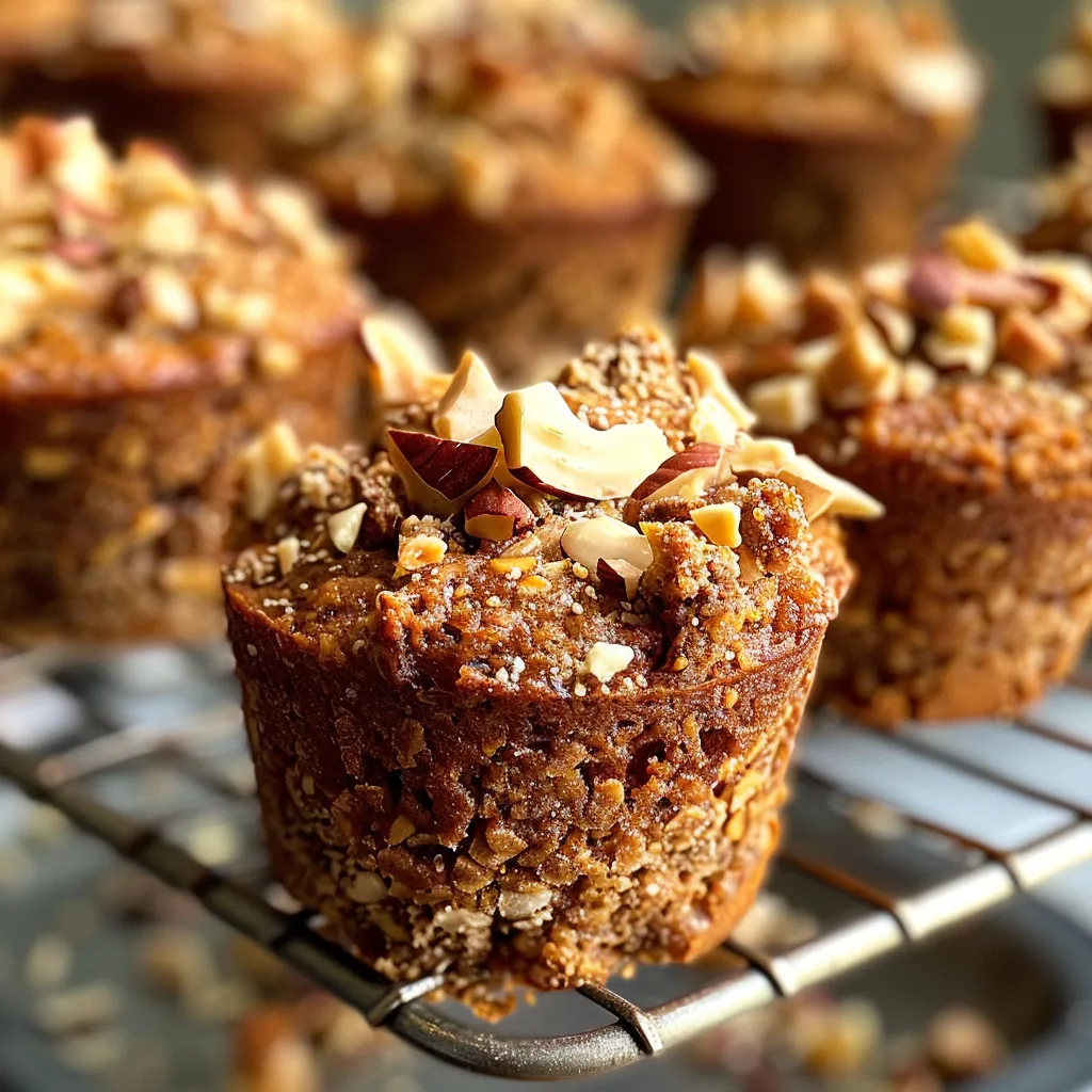 Side view of delicious muffins featuring cinnamon and hazelnut, with a soft texture visible.